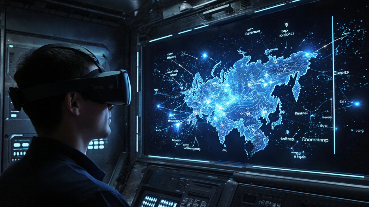 Квантовый компьютер оптимизирует логистику заводов по карте России.