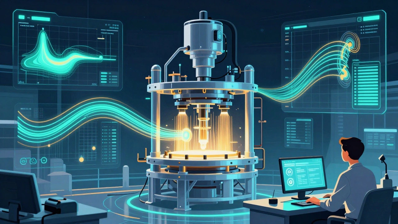Цифровой двойник пресса с живыми симуляциями данных над реальным оборудованием.